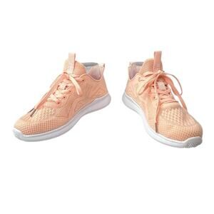 Propet Travelbound Spright Sneakers Size 6.5 Peach Stretch Mesh Walking Shoes